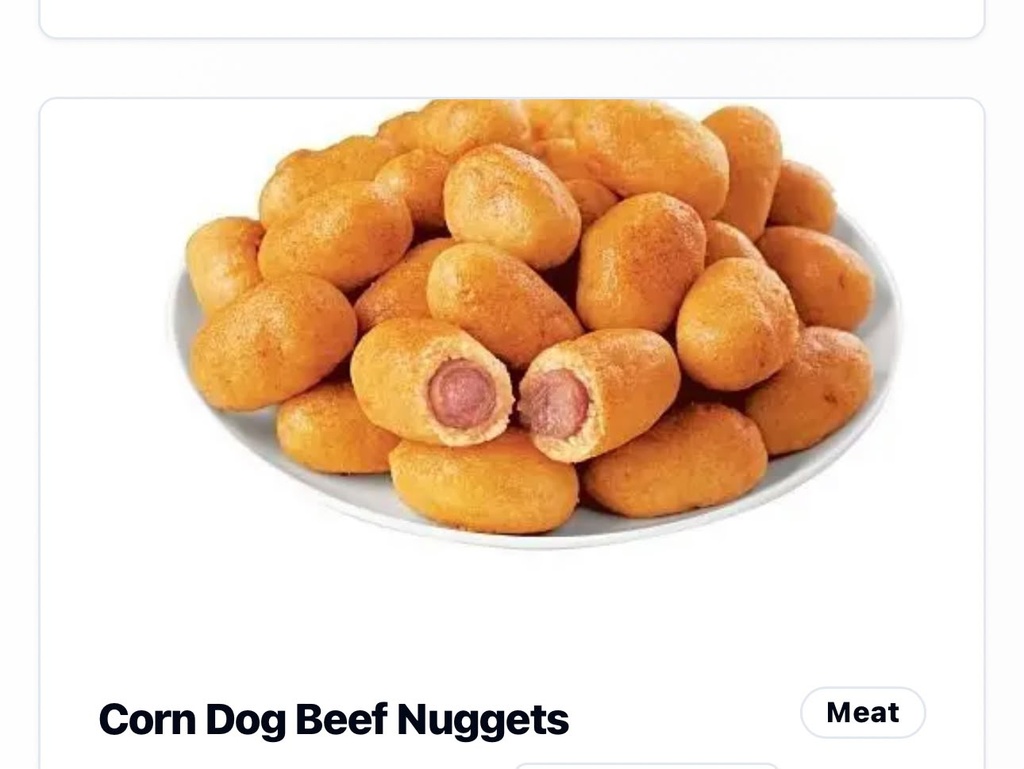 [157386*B] Corn Dog Beef Nuggets 71746
