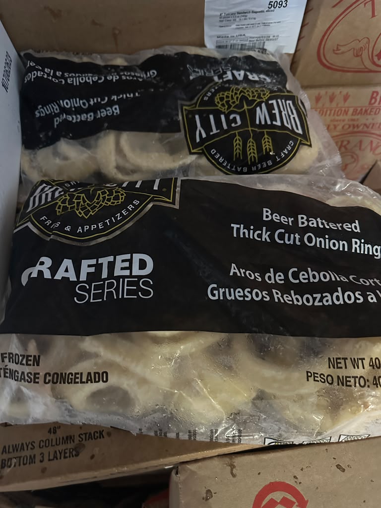 Onion Rings 5/8" Beer Battered 10011