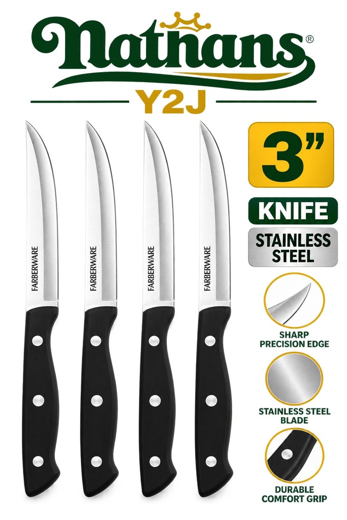 Steak Knives Stainless Steel 3"