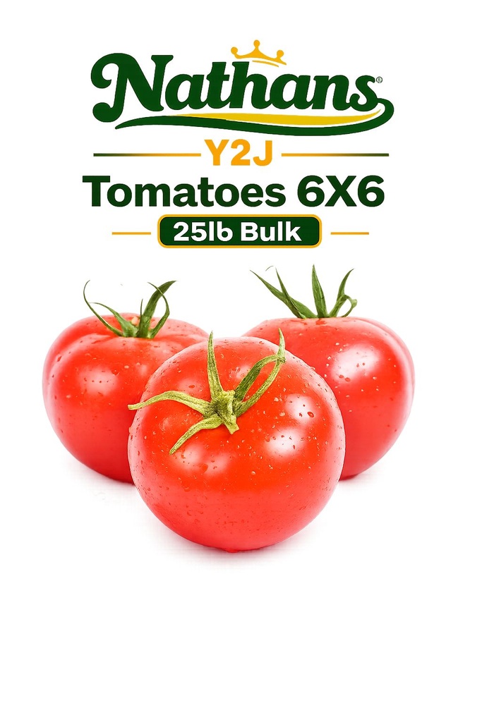 Tomatoes 6x6 25lb Bulk