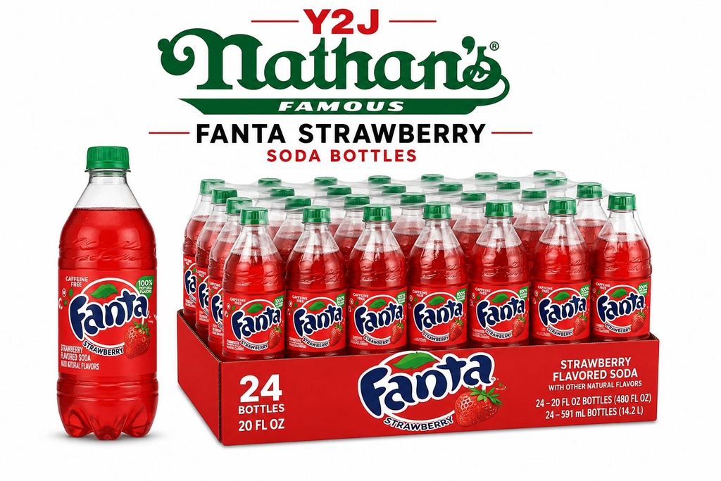Soda Bottle Fanta Strawberry